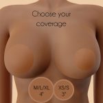 Medium Dark Shade Premium Silicone Nipple Covers - Image 3